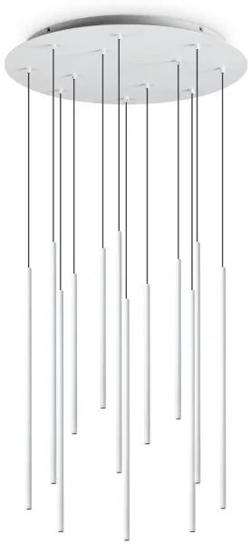 Κρεμαστό Φωτιστικό Οροφής LED 19W Λευκό 2700Κ Filo 341088 Ideal Lux 341088