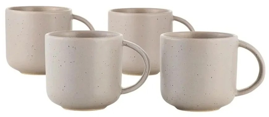 Κούπα Speckle (Σετ 4Τμχ) MS0070 360ml Grey Maxwell&amp;Williams Ceramic