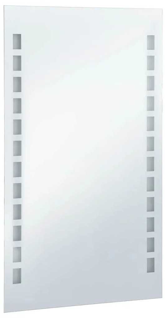 vidaXL Καθρέφτης Μπάνιου Τοίχου με LED 60 x 100 εκ.