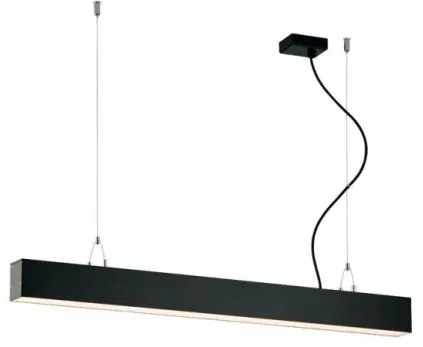 Γραμμικό Κρεμαστό Direct+Indirect L860 3000K Μαύρο Station Ultra 3911-10086-3-B-N Viokef 3911-10086-3-B-N Μαύρο