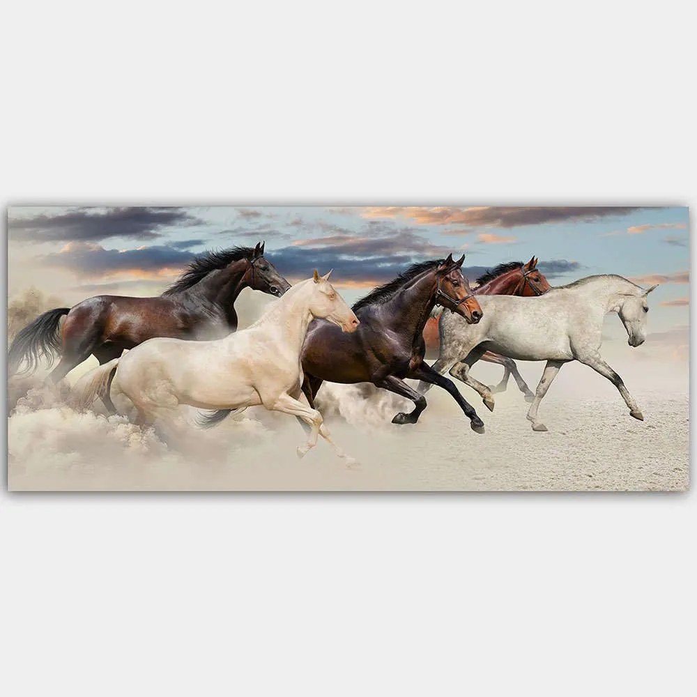 Πίνακας Καμβάς 451ERN1141 120x50cm Multi Wallity Horizontal Ξύλο, Καμβάς