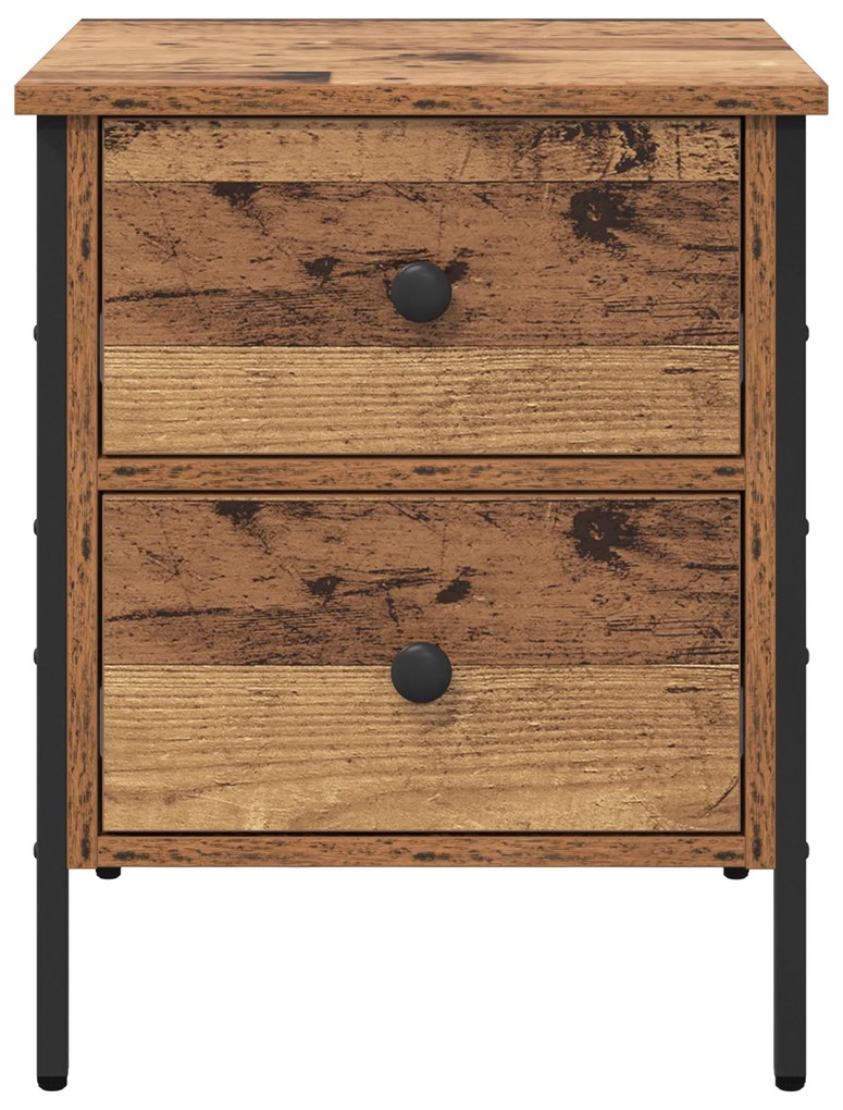 vidaXL Κομοδίνο Παλιού Ξύλου 40x42x50 εκ.