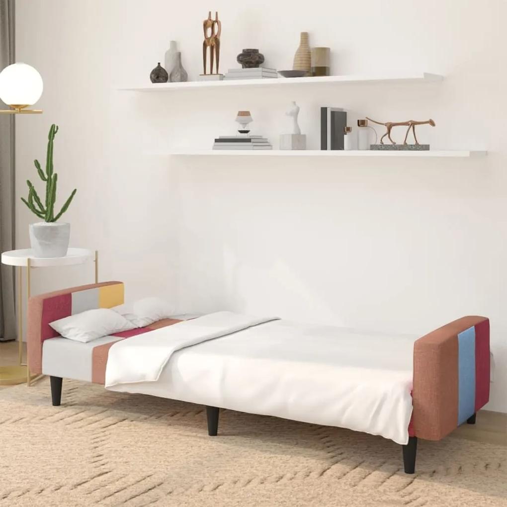 Καναπές - Κρεβάτι Διθέσιος Υφασμάτινος - Πολύχρωμο