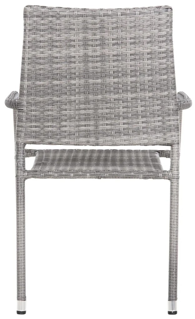 Καρέκλα - Πολυθρόνα MORNER C6074.02 Μεταλλική με Γκρί Rattan 55x58x87Υ εκ. 55x58x87 εκ.