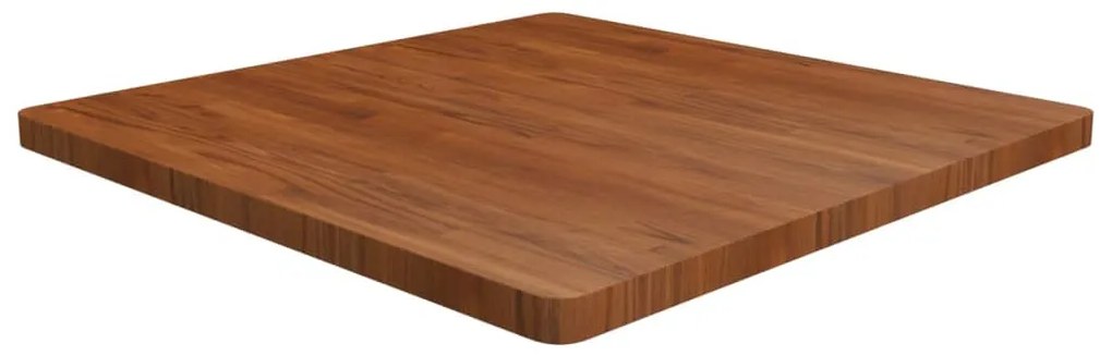 vidaXL Επιφάνεια Τραπεζιού Τετράγωνη Σκ. Καφέ 90x90x4 εκ. Ξύλο Δρυς