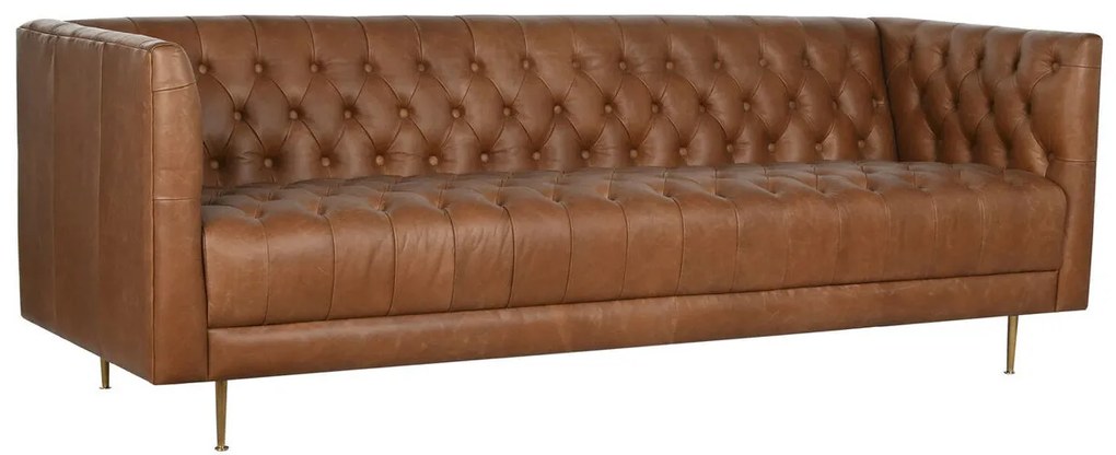 Καναπές Home ESPRIT Καφέ 209 X 77 X 74 CM