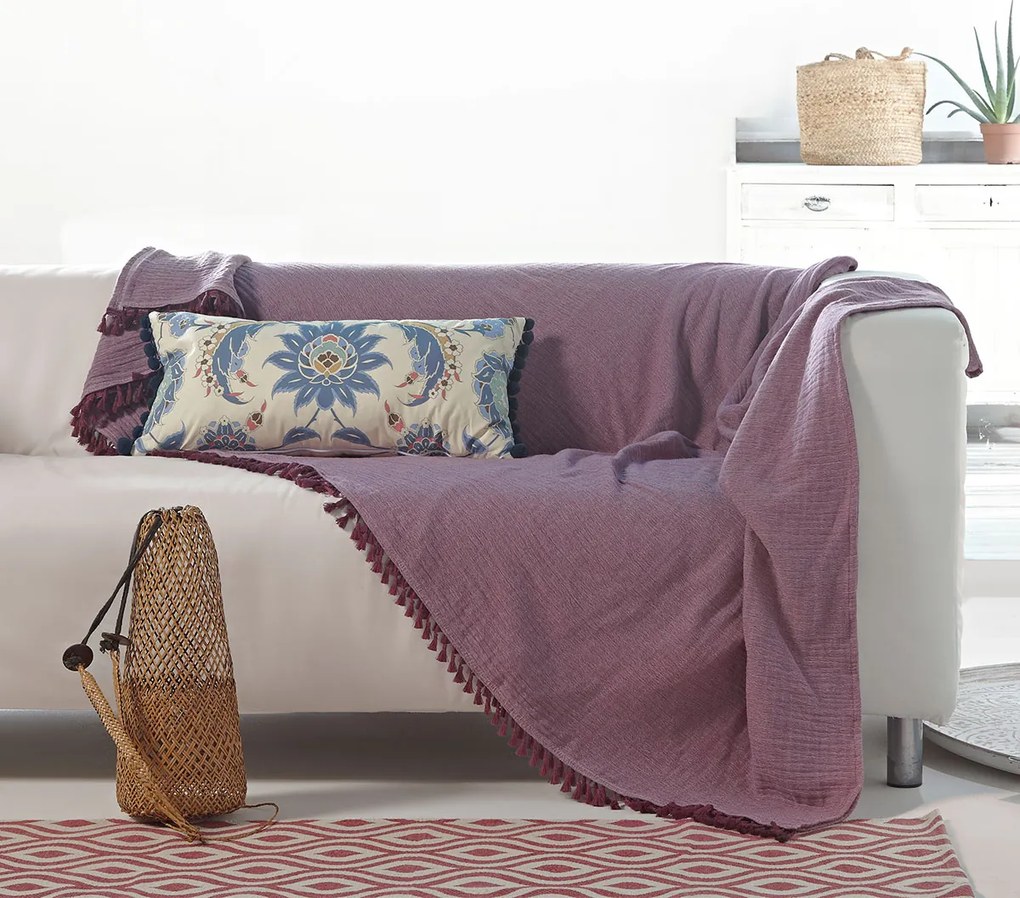 Ριχτάρι Διθέσιου Καναπέ (180x240) Kentia Serenity Greta 42 Purple