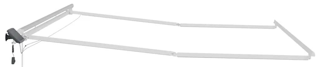 vidaXL Σκελετός Τέντας Λευκό 500 x 300 εκ Αλουμίνιο