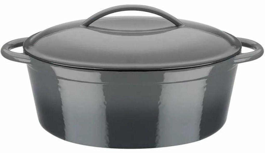 Κατσαρόλα με Καπάκι GSW Γκρι Χυτοσίδηρος