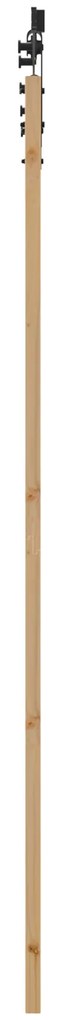 vidaXL Συρόμενη Πόρτα  με Σετ Εξαρτημάτων 78x232 cm Μασίφ Ξύλο Πεύκου