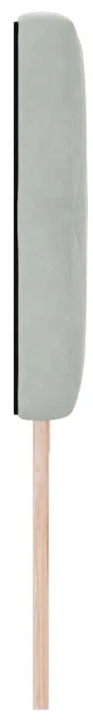 vidaXL Κεφαλάρι με κεφαλάρι Ανοιχτό γκρι 200 cm Τεχνητό Δέρμα