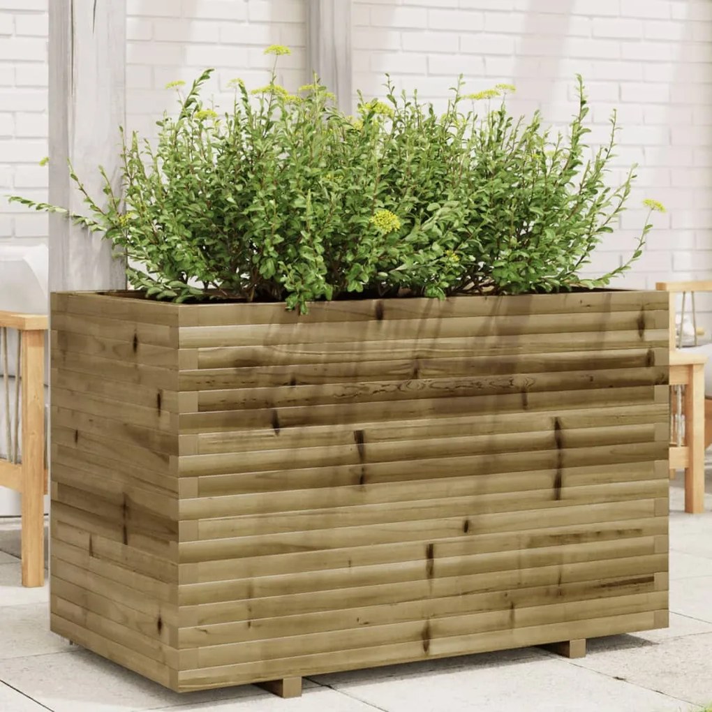 vidaXL Ζαρντινιέρα 110x60x72 εκ. από Εμποτισμένο Ξύλο Πεύκου
