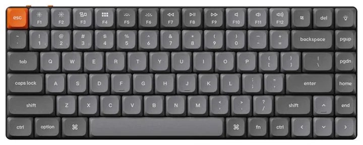 Wireless low-profile Keyboard Keychron K3 Max RGB Brown Switch (black) &#91;K3M-H3&#93;