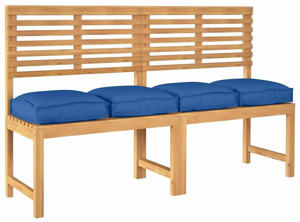 vidaXL Μαξιλάρι 4 pcs Βασιλικό Μπλε 40 x 40 x 8 εκ. Ύφασμα Όξφορντ