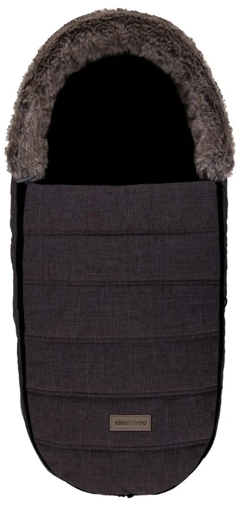Ποδόσακος Καροτσιού (90x40) Kikka Boo Fur Melnage Black