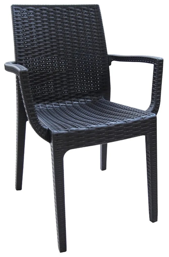 Πολυθρόνα Dafne Anthracite Ε329,2 54x55x85 cm Σετ 2τμχ