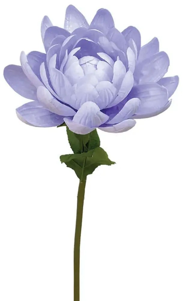 Τεχνητό Λουλούδι Νούφαρο 00-23856-40-3 Φ45x120cm Lilac Marhome Ύφασμα,Πλαστικό
