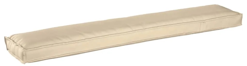 vidaXL Μαξιλάρι παλέτας Μπεζ 200 x 40 x 8 εκ. Ύφασμα Oxford