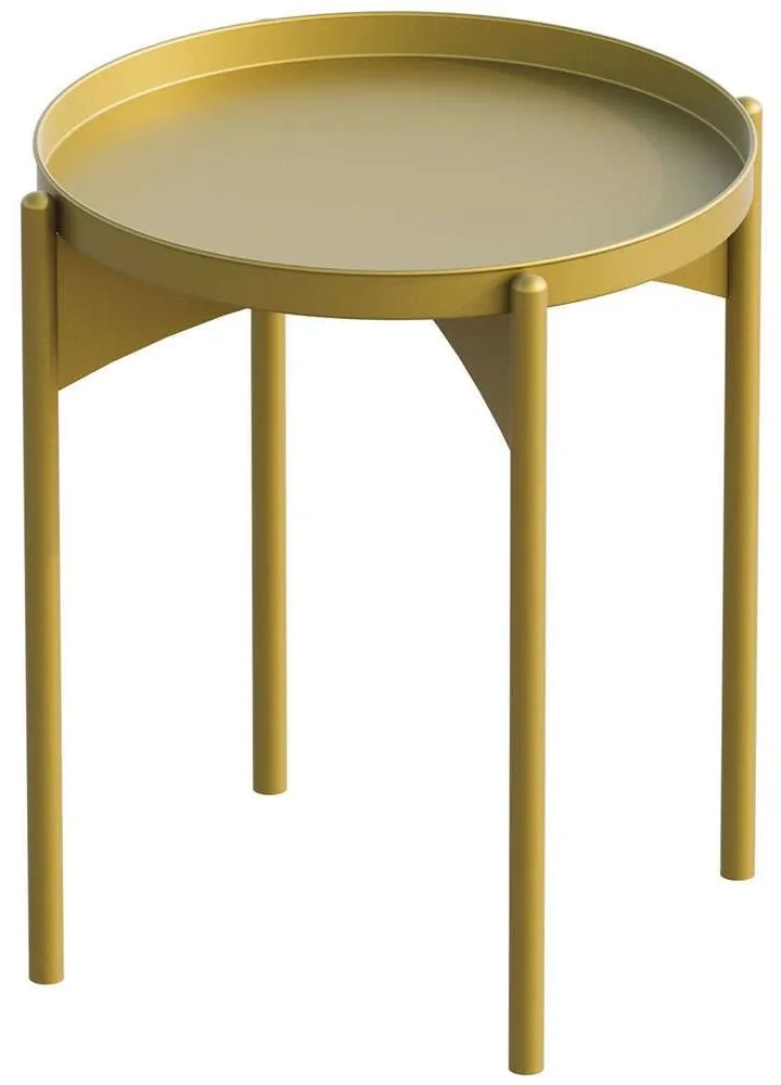 Τραπεζάκι Βοηθητικό 491CRT1136 Φ44x57cm Gold