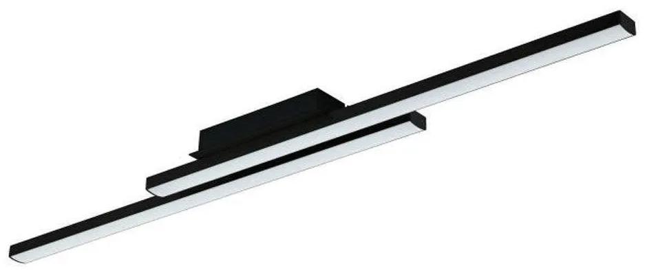 Φωτιστικό Οροφής-Πλαφονιέρα Fraioli-Z 900079 105,5x12x6,5cm 2xLed 17W Black Eglo