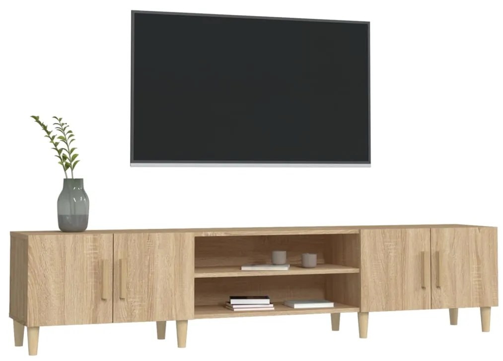 vidaXL Έπιπλο Τηλεόρασης Sonoma Δρυς 180x31,5x40 εκ. Επεξ. Ξύλο