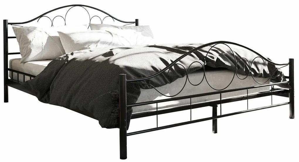 Κρεβάτι Elmira 100, Μονόκλινο, Μαύρο, 120x200, Μέταλλο, Τάβλες για Κρεβάτι, 127x207x89cm, 17 kg, Ξύλο: Σημύδα | Epipla1.gr