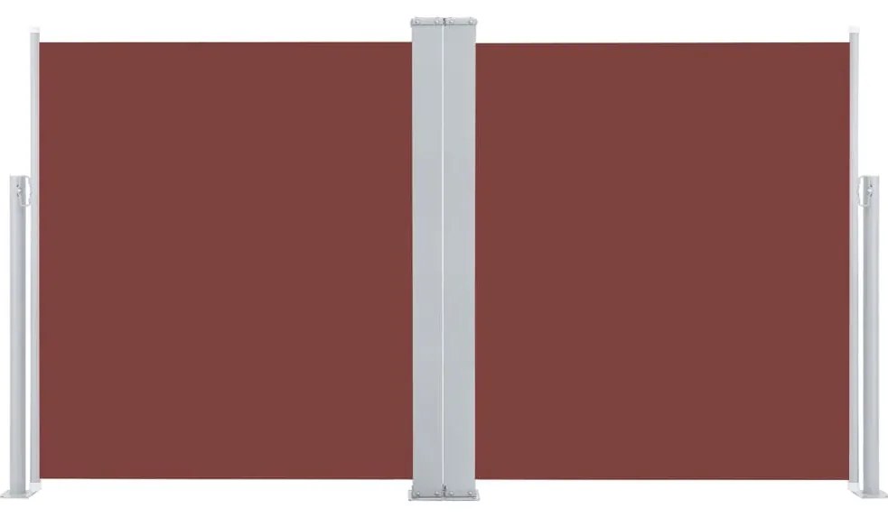vidaXL Σκίαστρο Πλαϊνό Συρόμενο Καφέ 140 x 600 εκ.