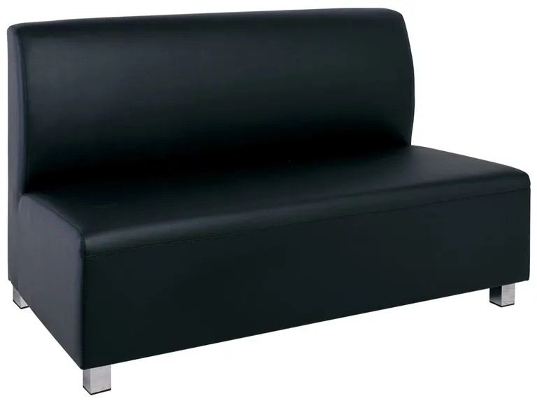 BANDY 2Θέσιος Καναπές Pu Μαύρο  130x71x88cm Ε952,22