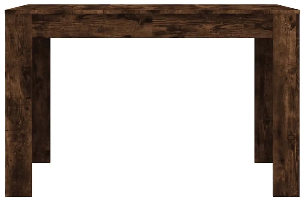 vidaXL Τραπέζι Τραπεζαρίας Καπνιστή Δρυς 120x60x76 εκ. Επεξ. Ξύλο