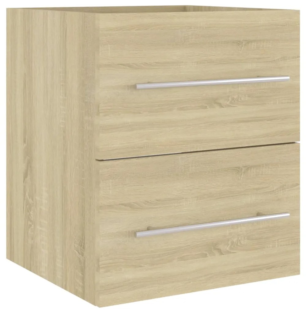 vidaXL Ντουλάπι Νιπτήρα Sonoma Δρυς 41 x 38,5 x 48 εκ. από Επεξ. Ξύλο