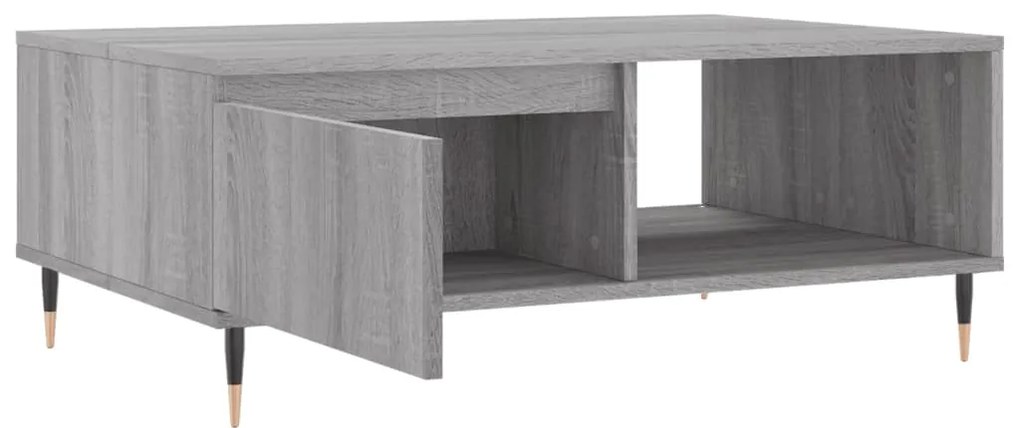 vidaXL Τραπεζάκι Σαλονιού Γκρι Sonoma 90x60x35 εκ. Επεξεργασμένο Ξύλο