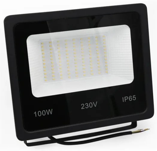 Προβολέας LED SMD 100W 4000K Δέσμη 120° Μαύρο IP65 3-38010011 Lumen-3-38010011-Μαύρο 3-38010011