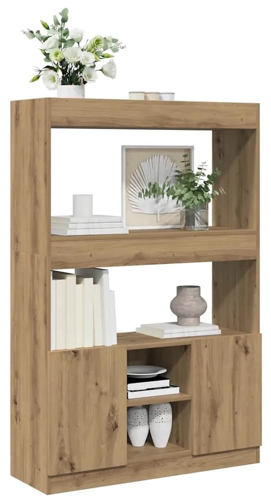 vidaXL Ντουλάπι Αρτισιανή Δρυς 92x33x140 εκ. από Επεξεργασμένο Ξύλο