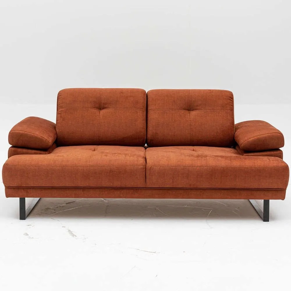 Καναπές - Κρεβάτι Διθέσιος Mustang 560ARE1520 199x99x83cm Orange