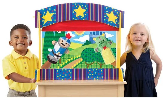 Κουκλοθέατρο διπλό επιτραπέζιο 53,3x29,2xΥ61cm Melissa &amp; Doug