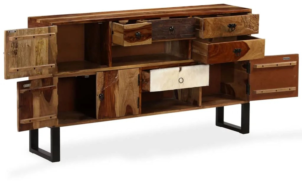vidaXL Μπουφές 140 x 30 x 80 εκ. από Μασίφ Ξύλο Sheesham