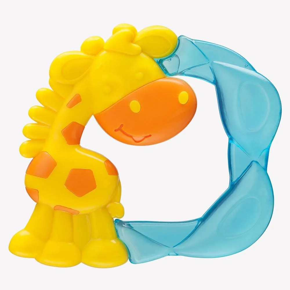 Μασητικό Οδοντοφυΐας Με Νερό Jerry Giraffe Water 0186336 3 Μηνών + Yellow-Ciel Playgro Αλουμίνιο,Πέτρα