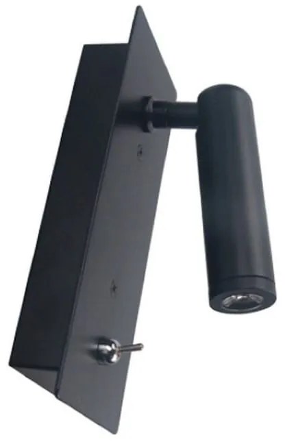 Φωτιστικό Τοίχου Χωνευτό Led 151BMB 3W 4000K 190lm Black Aca Decor Metal