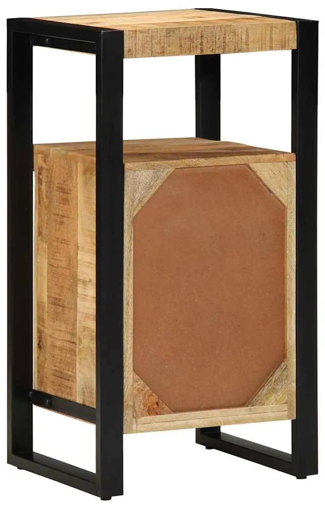 vidaXL Ντουλάπα Μπάνιου με ράφι Καφέ 40 x 35 x 75 εκ Μασίφ ξύλο μάνγκο