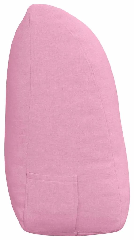 vidaXL Μαξιλάρι Πλάτης Ροζ 120 x 24 x 50 εκ ύφασμα