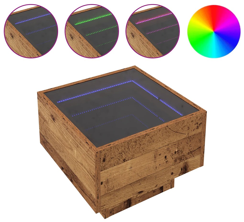 vidaXL Ντουλάπι αποθήκευσης Παλιό ξύλο 40 x 40 x 30 cm