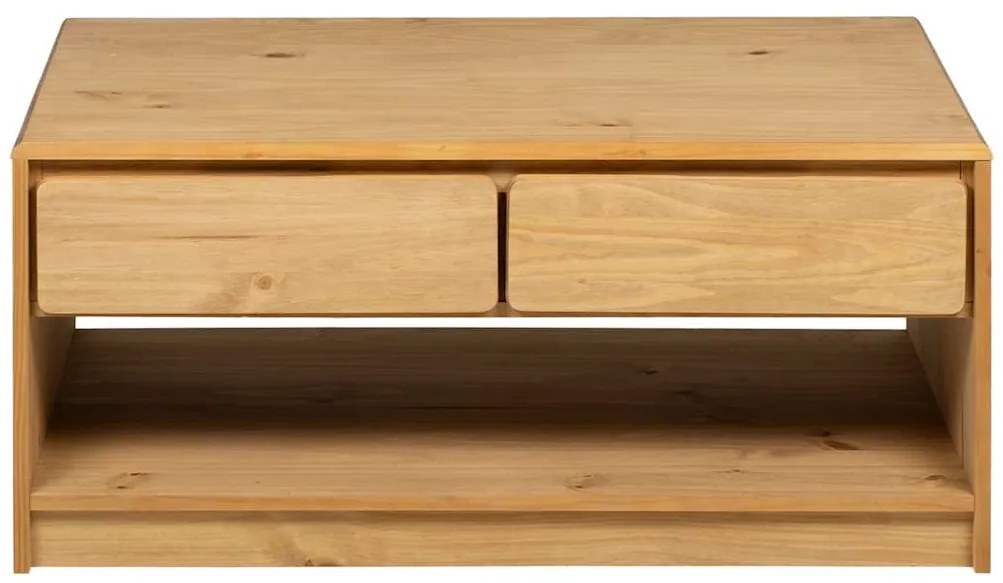vidaXL Τραπέζι Σαλονιού SAUDA Χρ. Δρυός 99x55x45 εκ. Μασίφ Ξύλο Πεύκου