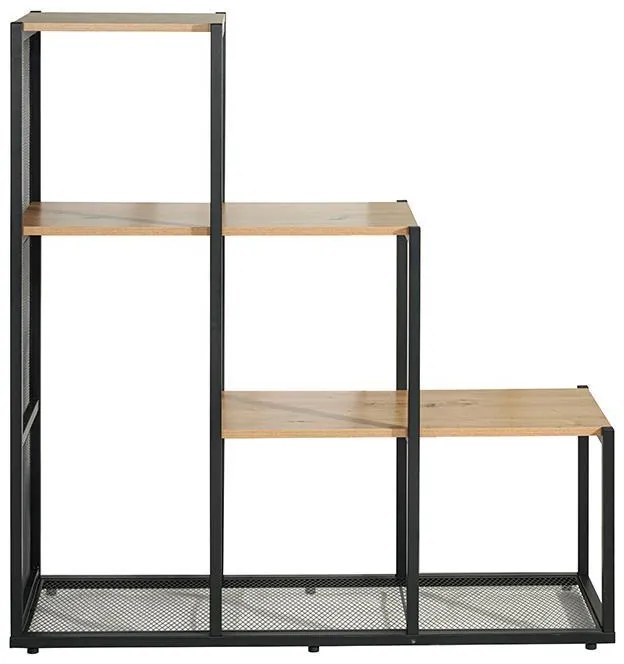 Βιβλιοθήκη - Ραφιέρα Edge 2276 Μεταλλική Fylliana Sonoma - Artisan 106x33x112 εκ. 106x33x112 εκ.