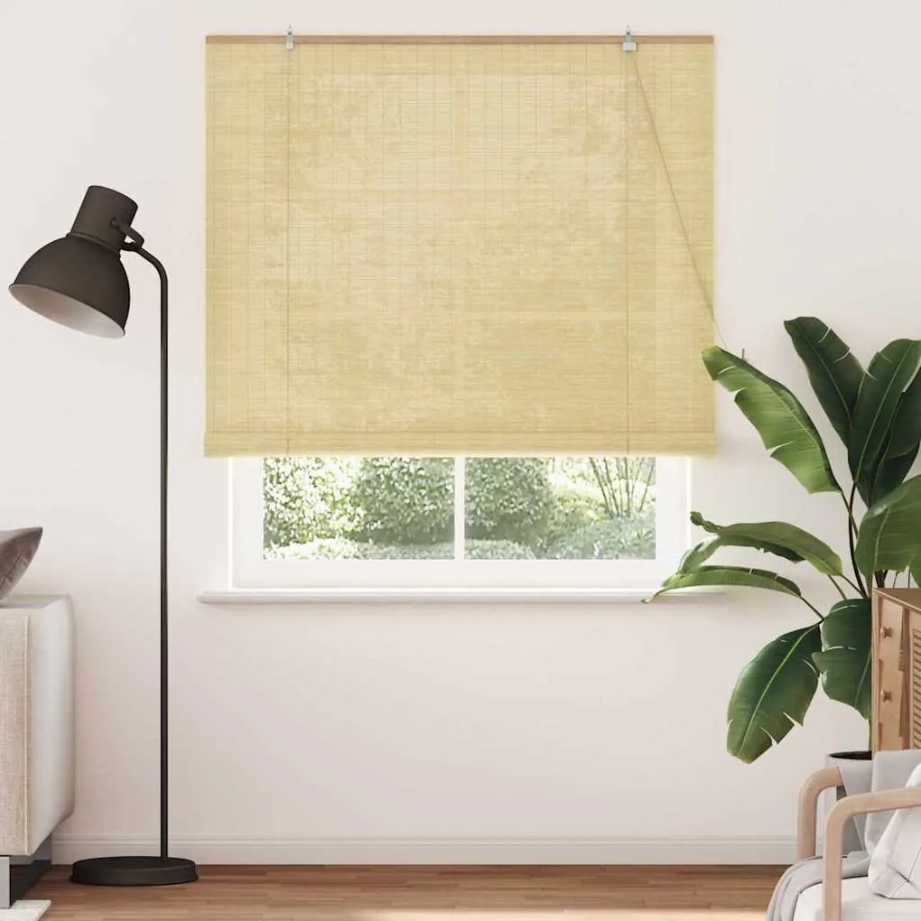 vidaXL Ρολά και Σκίες Παραθύρων Φυσικό 140 x 220 cm Μπαμπού