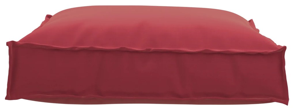 vidaXL Μαξιλάρι παλέτας για κάθισμα Κόκκινο 70 x 70 x 12 cm