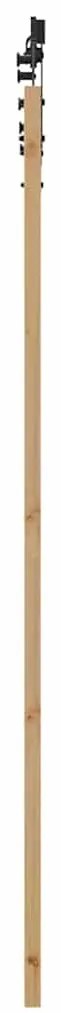 vidaXL Συρόμενη Πόρτα ORKDAL Καφέ 86 x 211 cm Μασίφ ξύλο πεύκου