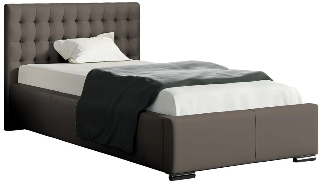 Επενδυμένο κρεβάτι Porto mini-Kafe - 107.00Χ222.00Χ92.00cm