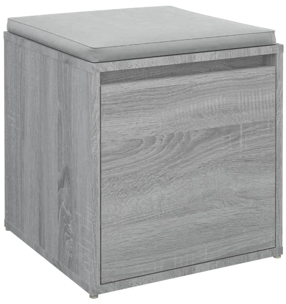 vidaXL Κουτί με Συρτάρι Γκρι Sonoma 40,5x40x40 εκ. Επεξεργασμένο Ξύλο