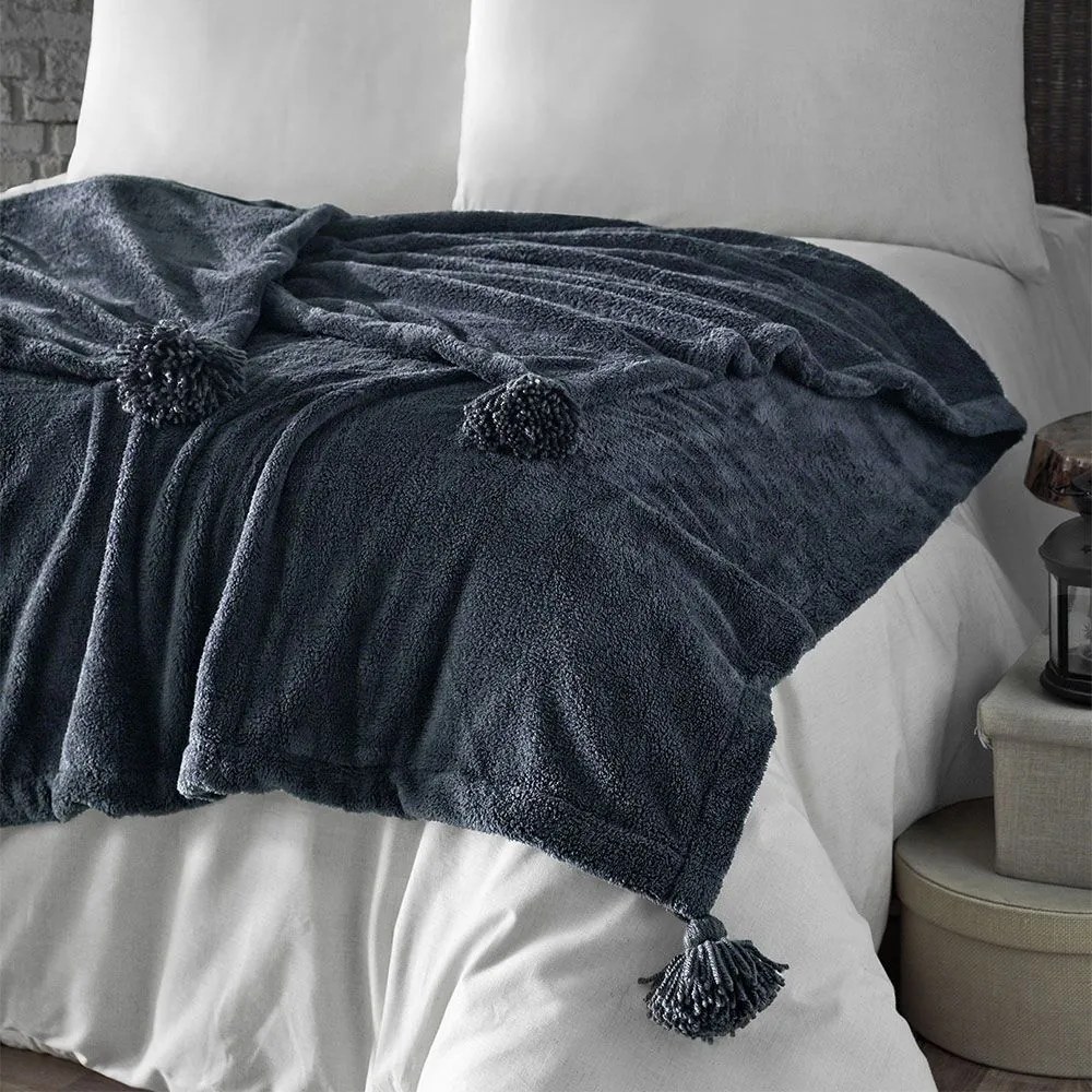 Κουβέρτα Puffy 160 194DCH1155 Anthracite L'Εssentiel Maison Μονό 160x200cm Πολυέστερ