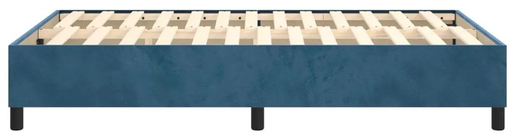 ΠΛΑΙΣΙΟ ΚΡΕΒΑΤΙΟΥ BOXSPRING ΣΚΟΥΡΟ ΜΠΛΕ 120X200 ΕΚ. ΒΕΛΟΥΔΙΝΟ 3121112